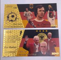 ❌ Franz Beckenbauer - 24k vergoldeter Schein mit Zertifikat ❌ Sachsen-Anhalt - Schwanebeck Vorschau