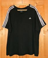 Adidas T-Shirt in schwarz mit Logo und 3 Streifen, Gr. 58/60 (4X) Niedersachsen - Jembke Vorschau
