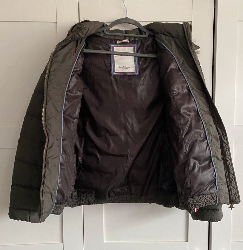 Tommy Hilfiger Daunenjacke Gr. L Khaki in Köditz