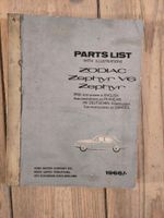 1966 Ford Zephyr V6, Zephyr und Zodiac parts list Sachsen - Weißenberg Vorschau