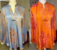 Damen Paisley Ornament Bluse V Schnitt s m l xl xxl orange blau Rheinland-Pfalz - Mainz Vorschau