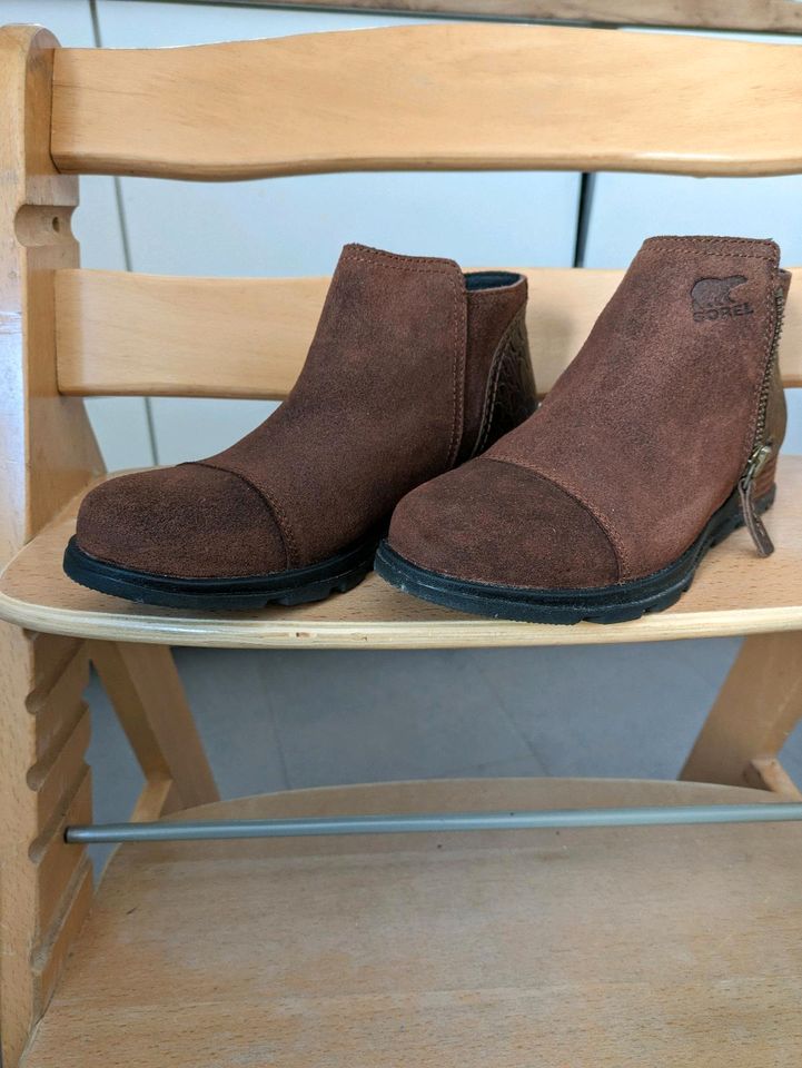 Chelsea Boots Gr 38 von Sorel  Leder in Frankenthal (Pfalz)