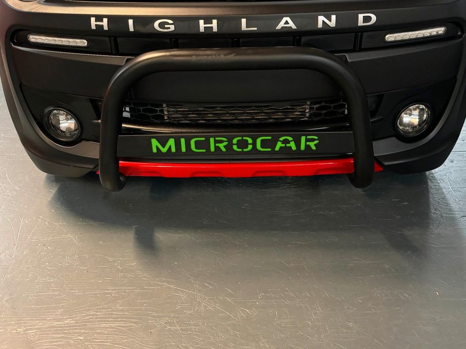 Microcar Highland X  45 km/h | Innerhalb 250 KM Kostenlose Lieferung | Mopedauto | Leichtmobile in Gronau (Westfalen)