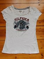 T-Shirt Damen S 36 Tommy Hilfiger Weiß Blauer Druck sehr schön Berlin - Neukölln Vorschau