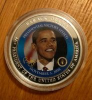 Münze/Medaille Barrack Obama inkl. Zertifikat Bayern - Münsing Vorschau
