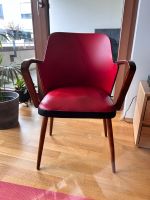 Vintage Stuhl schwarz/rot Frankfurt am Main - Rödelheim Vorschau
