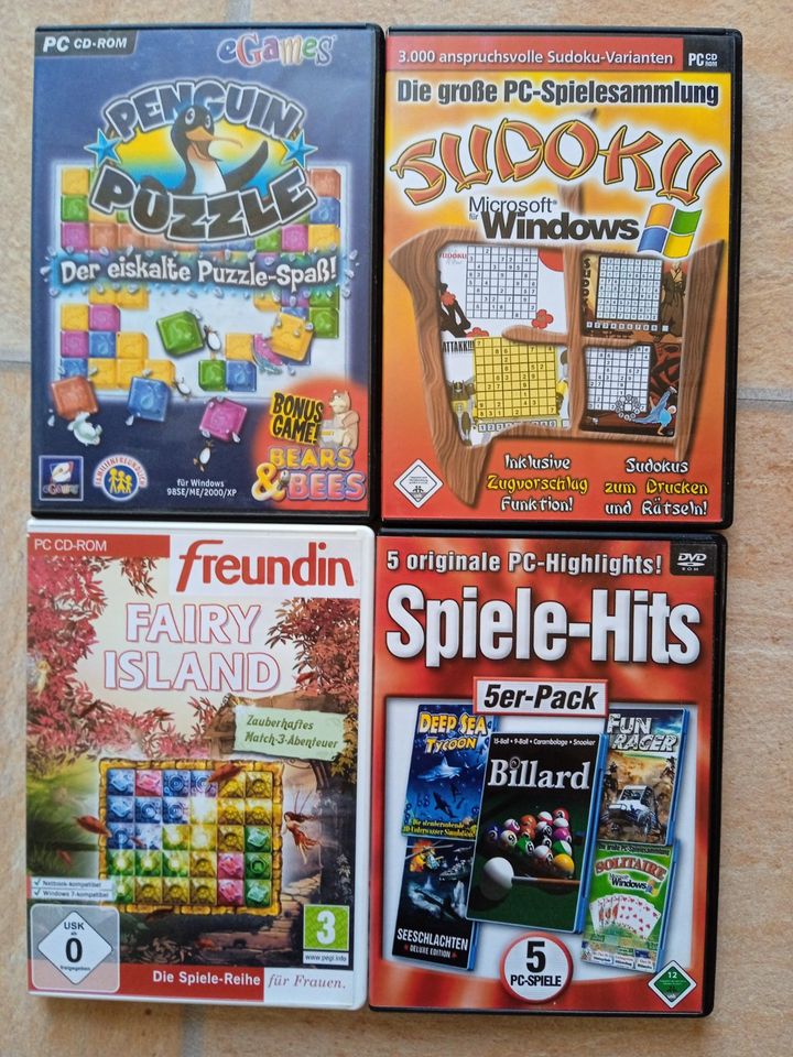 4 PC- Spiele in Asbach