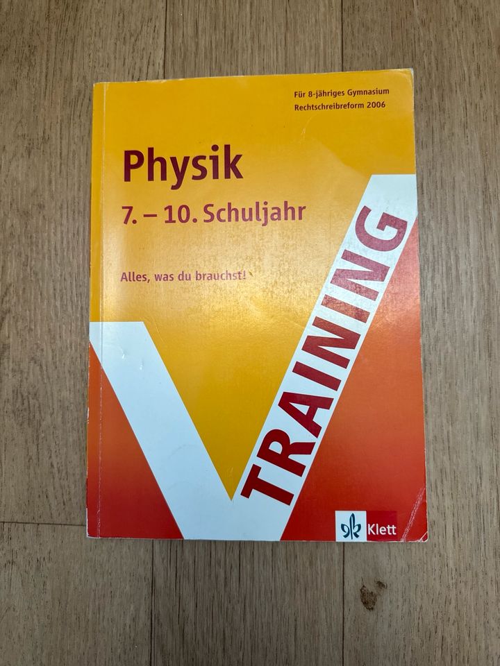 Physik Training 7. - 10. Schuljahr in München