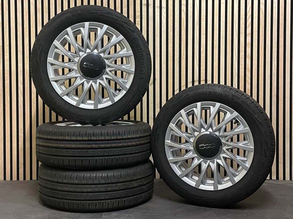 Fiat 500 Sommerreifen | Komplettrad | NEU | 185/55 R15 82H | 00363 in Reutlingen