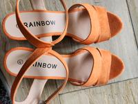 Sandalen orange Hessen - Schauenburg Vorschau