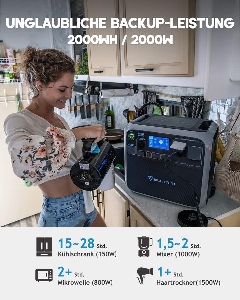 NEU Bluetti AC200MAX Stromerzeuger Stromgenerator Powerstation in Brilon