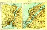 Alte Landkarte: Bosporus und Dardanellen um 1895 auf A4 Hamburg Barmbek - Hamburg Barmbek-Süd  Vorschau