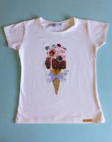 RESERVIERT T-Shirt T-Shops Luxus Italy Eiscreme Swarovski 8-12 Sachsen - Hainewalde Vorschau