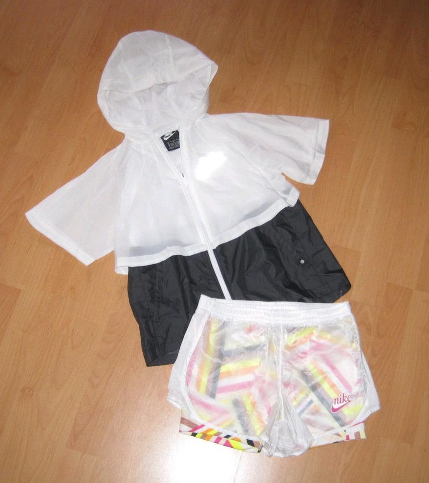 Nike Icon Traingsanzug 137-146/10-12 Shorts+Jacke Weiß/bunt 1 in Essen