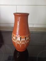 Keramik-/ Steingut - Vase aus DDR-Zeiten "Pfauenauge" Pankow - Weissensee Vorschau
