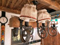 Lampe, Kronleuchter, Massiv, Antiquität,  Balkenlampe,  Loft, Nordrhein-Westfalen - Velbert Vorschau