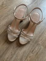 Glitzer Sandalen High Heels Gr. 37 Kreis Ostholstein - Sereetz Vorschau