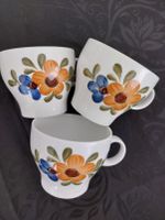 Retro Vintage Porzellan Tassen Kaffee Blumen Nordrhein-Westfalen - Altenberge Vorschau