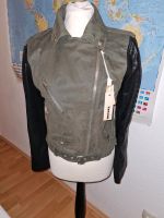 Diesel Jacke Leder/Baumwolle grün/schwarz  Gr.  M neu mit Edikett Hessen - Bad Homburg Vorschau