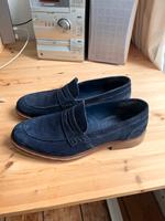 Elegante Wildleder Loafer, blau, Gr42-43 Friedrichshain-Kreuzberg - Kreuzberg Vorschau