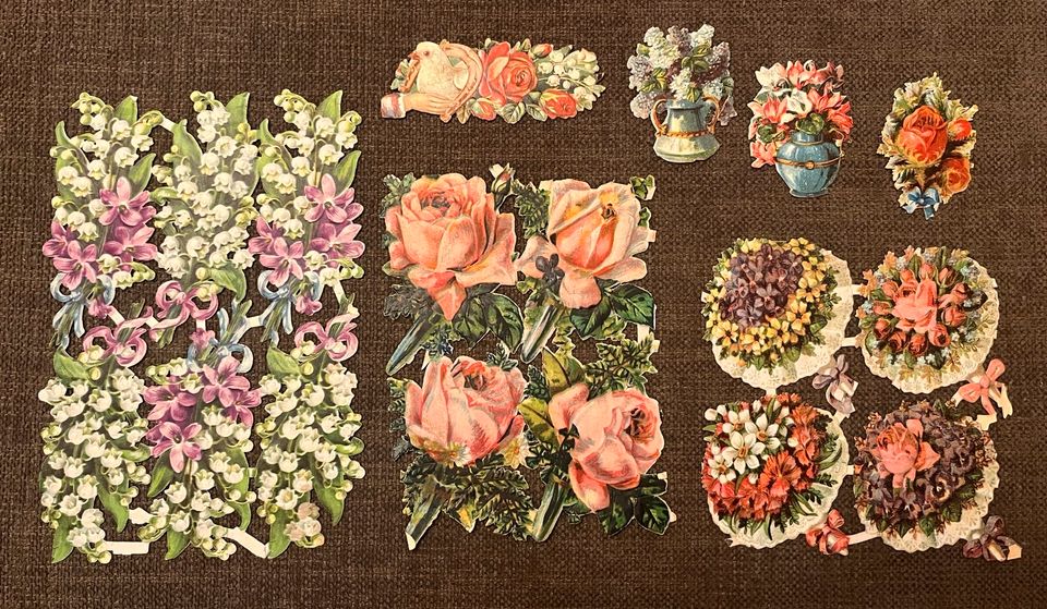 Stammbuchbilder Blumen (sehr alt) Stammbuch Bilder DDR oder älter in Dresden
