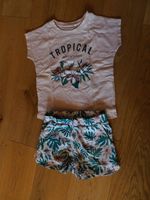 Sommerset Sweatshorts und T-Shirt tropische Blumen Next 92 Rheinland-Pfalz - Dünfus Vorschau