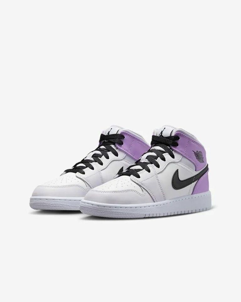 Nike Air Jordan 1 Mid Barely Grape Lila (GS) 37.5 38 38.5 39 40 in Köln