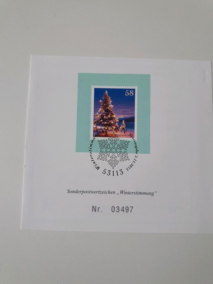 Briefmarke Deutsche Post "Winterstimmung" in Nittenau