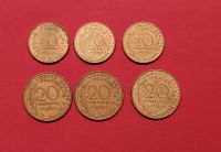 Frankreich 6 Kursmünzen 10 und 20 Centimes-Komplett für 70 Cent München - Sendling Vorschau