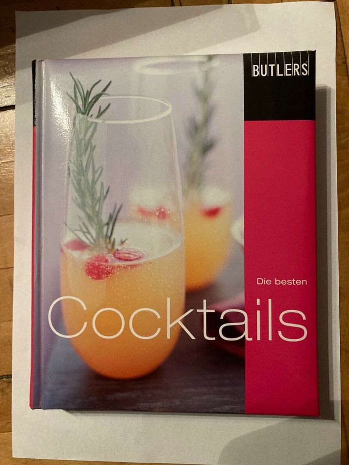 Die besten Cocktails,Buch von Butlers,ungenutzt,toll als Geschenk in Stadtbergen