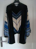 AMISU Poncho Strickjacke XS S Damen Pullover Jacke Überwurf blau Nordrhein-Westfalen - Menden Vorschau