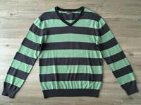 ESPRIT gestreifter Strickpullover in Grün-Grau, Gr. M Nordrhein-Westfalen - Witten Vorschau