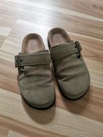 Zara 38 grün grau Pantoletten Schlappen Clogs Bayern - Lichtenfels Vorschau