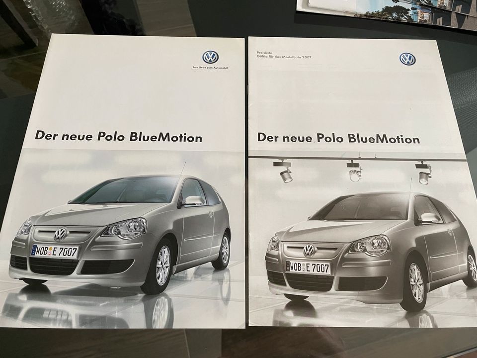 VW Polo Bluemotion 9N3 IV 2006 Katalog Set Prospekt Blue Motion in Braunschweig