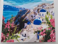 Bilder sebst gemalt 50x40 Santorini Hessen - Baunatal Vorschau