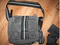 Lässig Wickeltasche Messenger Bag Jeans grau groß Nordrhein-Westfalen - Porta Westfalica Vorschau