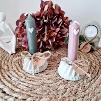 DIY Set Beton Kerzenständer Gugelhupf Kerze rustic grau Natur neu Nordrhein-Westfalen - Warburg Vorschau