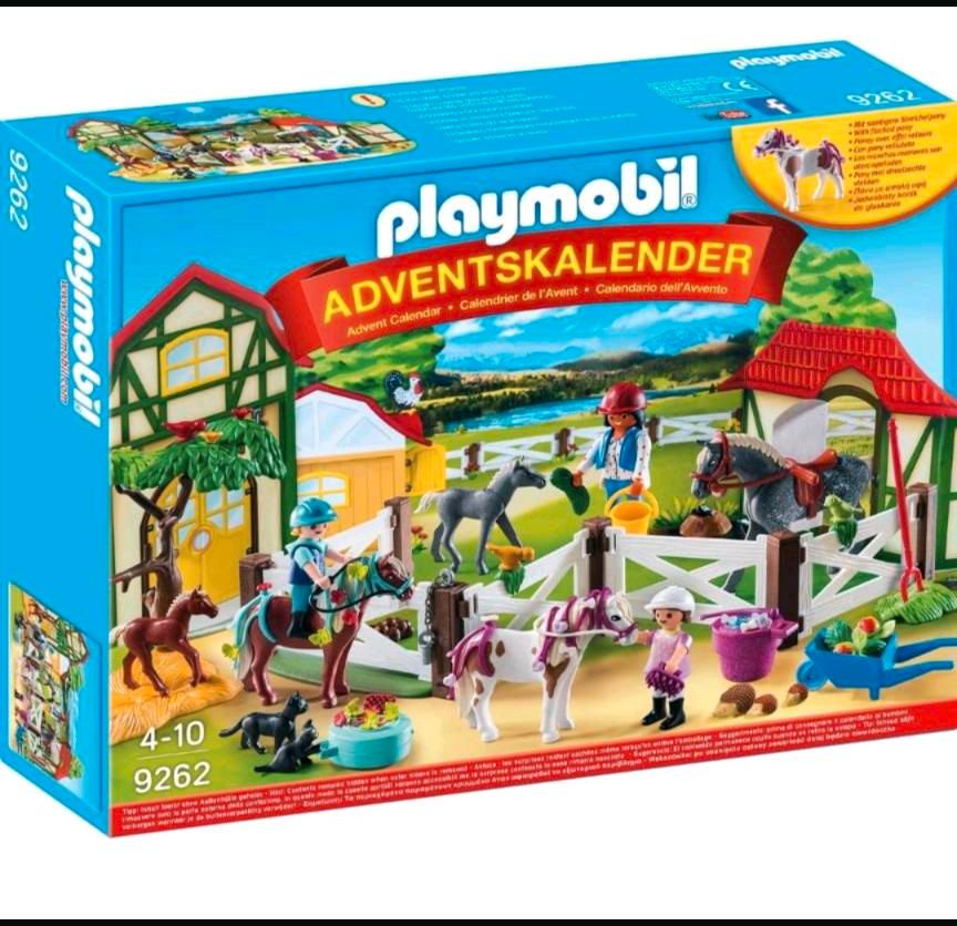 3er Set Playmobil Ponyhof 6927+Reitsportgeschäft  9401+ Adventski in Selbitz