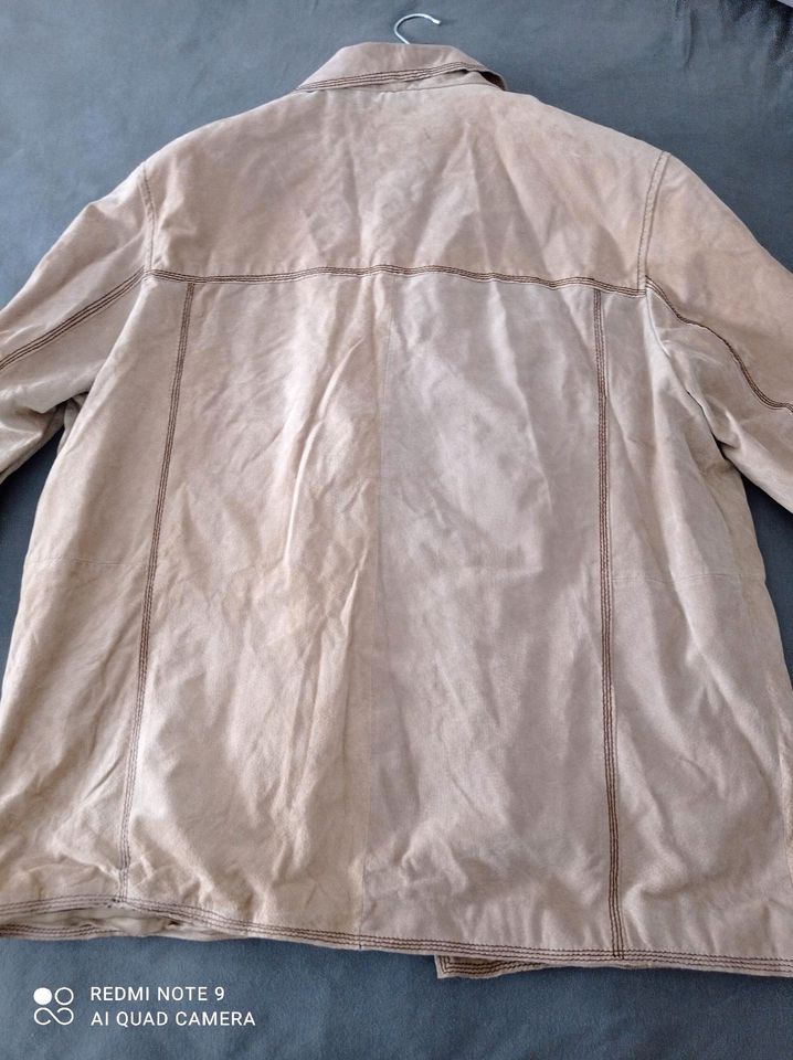 Original MANGOON, Damen Vintage Lederjacke Größe 58, 3XL in Wiesbaden