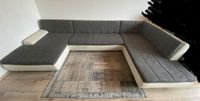 U-Couch Sofa Wohnlandschaft XXL Microfaser Struktur Kunstleder Nordrhein-Westfalen - Espelkamp Vorschau