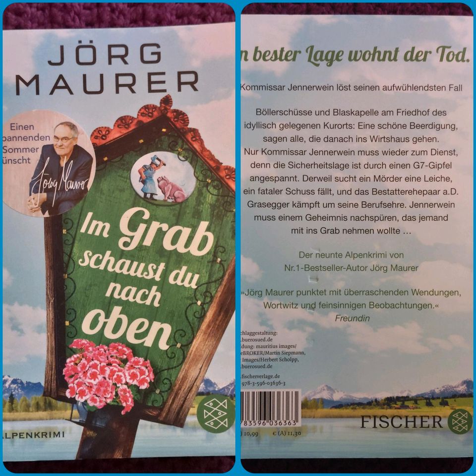Buch "Im Grab schaust du nach oben" von Jörg Maurer in Meßkirch