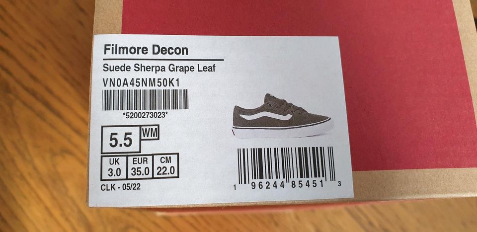 35 Vans Filmore Decon Schuhe Sneaker warm in Marktoberdorf