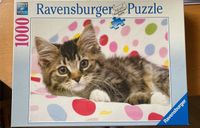 1000 teiliges Puzzle niedliche Katze Baden-Württemberg - Abtsgmünd Vorschau