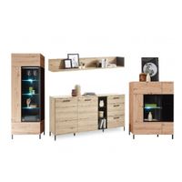 Wohnwand Highboard Vitrine Kommode Hängeregal Wohnzimmer Niedersachsen - Oetzen Vorschau