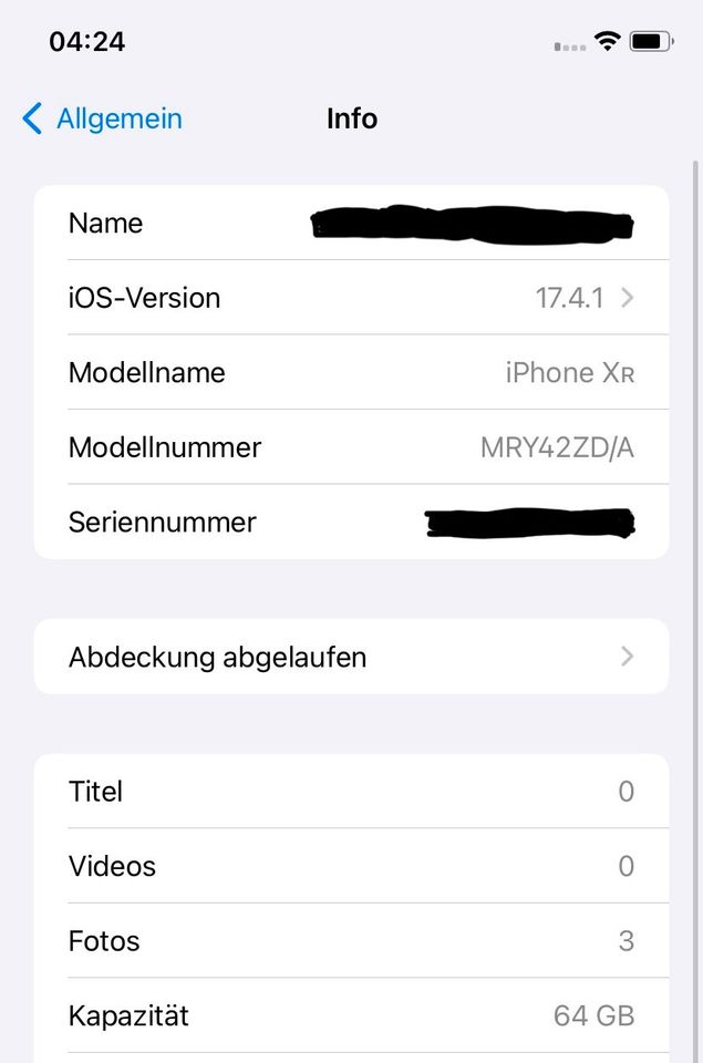 iPhone XR 64GB schwarz - Display gesprungen in Telgte