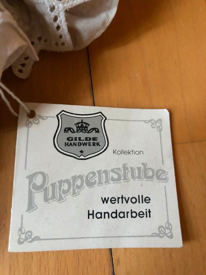 Porzellanpuppe, süße Puppe mit Brille und Geige, Gilde Handwerk in Böblingen