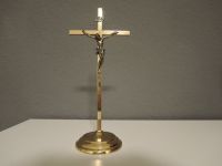 Jesus Kreuz Goldfarben-Metall Nordrhein-Westfalen - Velbert Vorschau