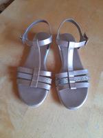 kupferfarbige Sandalen Gr.38 Bayern - Teisendorf Vorschau