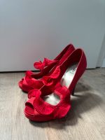 Bakers, Peep Toes, High Heels, 39, rot, genutzt Baden-Württemberg - Mannheim Vorschau