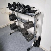 Komplettes Fitnessstudio zum Komplettpreis sehr viele Gewichte! Bayern - Röthlein Vorschau